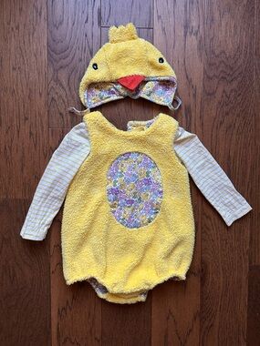 Baby Boden Yellow Chick Matching Set